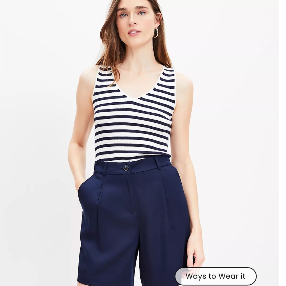 NWT Loft Emory Shorts Size 8